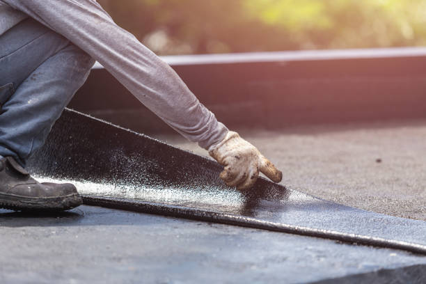 Professional Exterior Waterproofing technician working in Newtown, OH